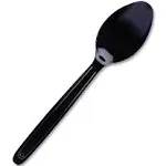 Cutlery for Cutlerease Dispensing System, Spoon 6 inch, Black, 960/Box