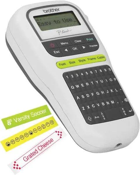 Brother P-Touch PT-H110 Easy Handheld Portable Label Maker BRAND NEW Sealed Box