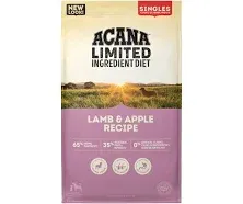 ACANA Singles Limited Ingredient Diet Lamb &amp; Apple Grain-Free Dry Dog Food,13lb