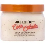 Tree Hut Coco Colada Shea Sugar Scrub, 18 oz, Ultra Hydrating and Exfoliating Scrub for Nourishing Essential Body Care