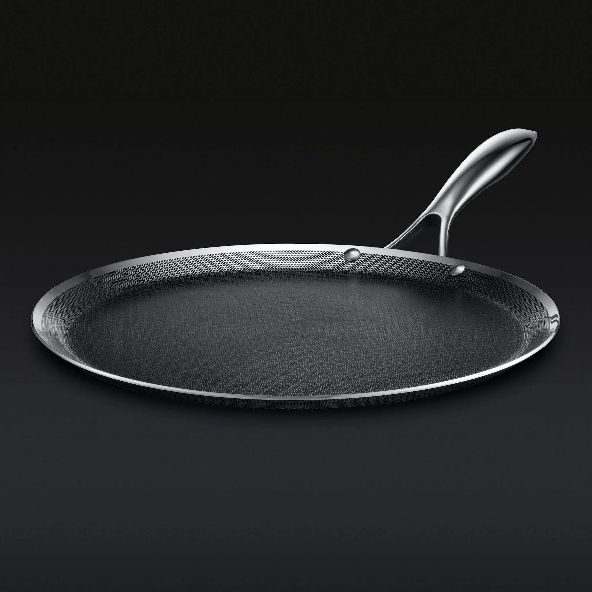 HexClad Hybrid Nonstick 13-inch Griddle, Dishwasher and Oven Safe, Induction ...