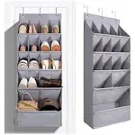 Fearlessly Simple 4 pack Wall Mounted Shoe Rack with Removable Labels and Marker