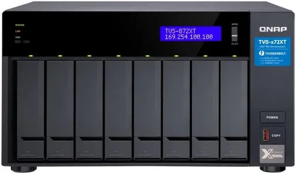 QNAP TVS-872XT-I5-16G SAN/NAS/DAS Storage System - Intel Core i5 i5-84