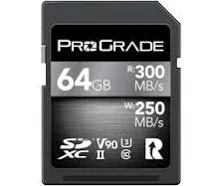 ProGrade Digital 128GB UHS-II SDXC Memory Card