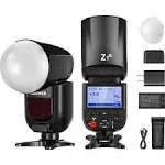 NEEWER Z1-C TTL Round Head Flash Speedlite With Magnetic Dome Diffuser