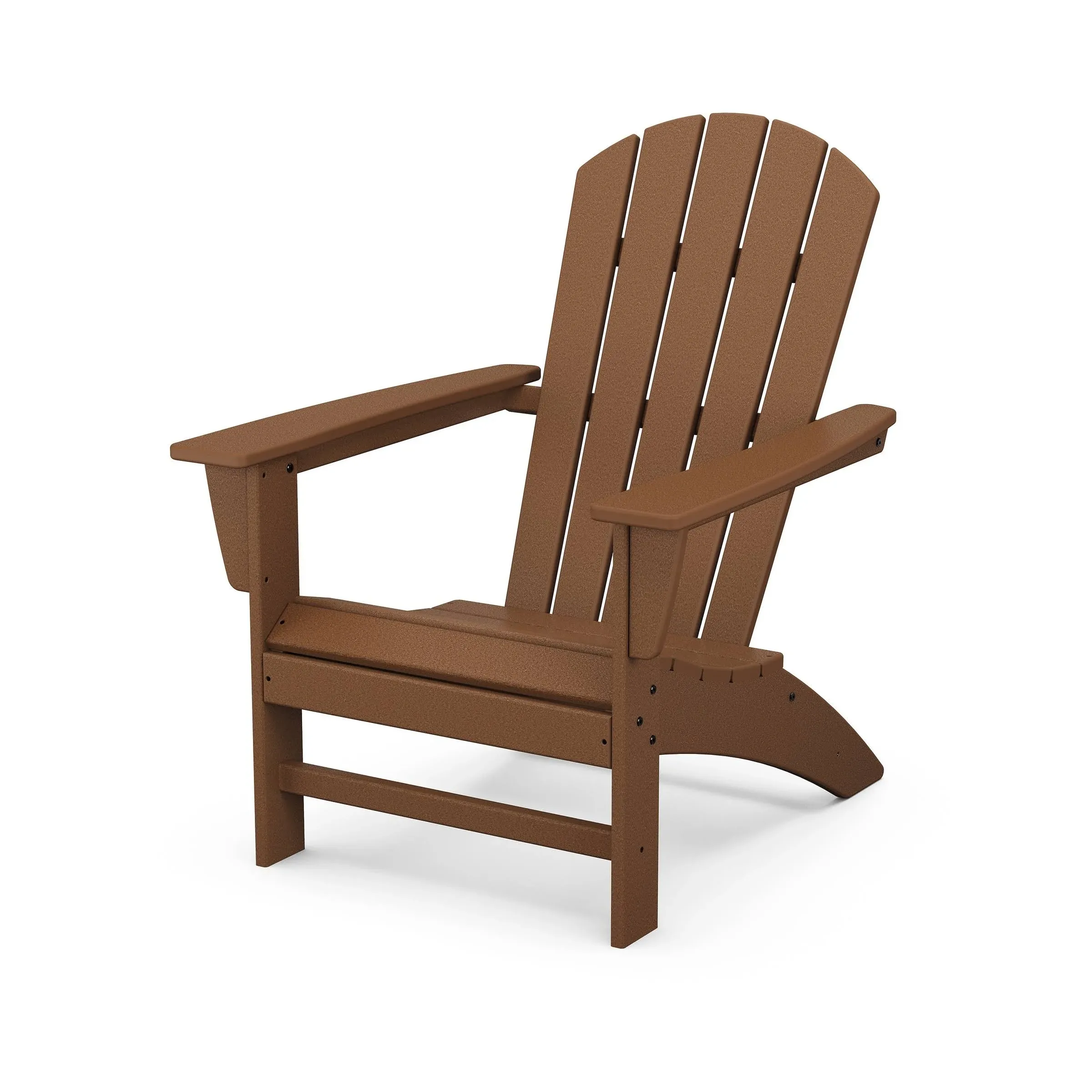 POLYWOOD Nautical Adirondack Chair - Teak