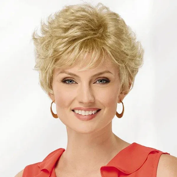 Blonde Celebrity WhisperLite Wig by Paula Young - Short Wavy Wig