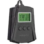 Inkbird Digital Temperature Controller w/ 2 Probes & Outlets IPT-2CH, 1 Controller