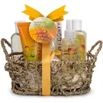 Freida & Joe Mango Pear Spa Gift Set in Woven Antique Basket