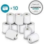 DYMO® LabelWriter XL Shipping Labels, 4" x 6", Rectangle, White, 220 Labels Per Roll, Pack Of 10 Rolls