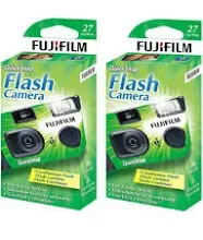 Fujifilm 35mm Quicksnap Flash One Time Use Disposable Camera (2) 08-2016