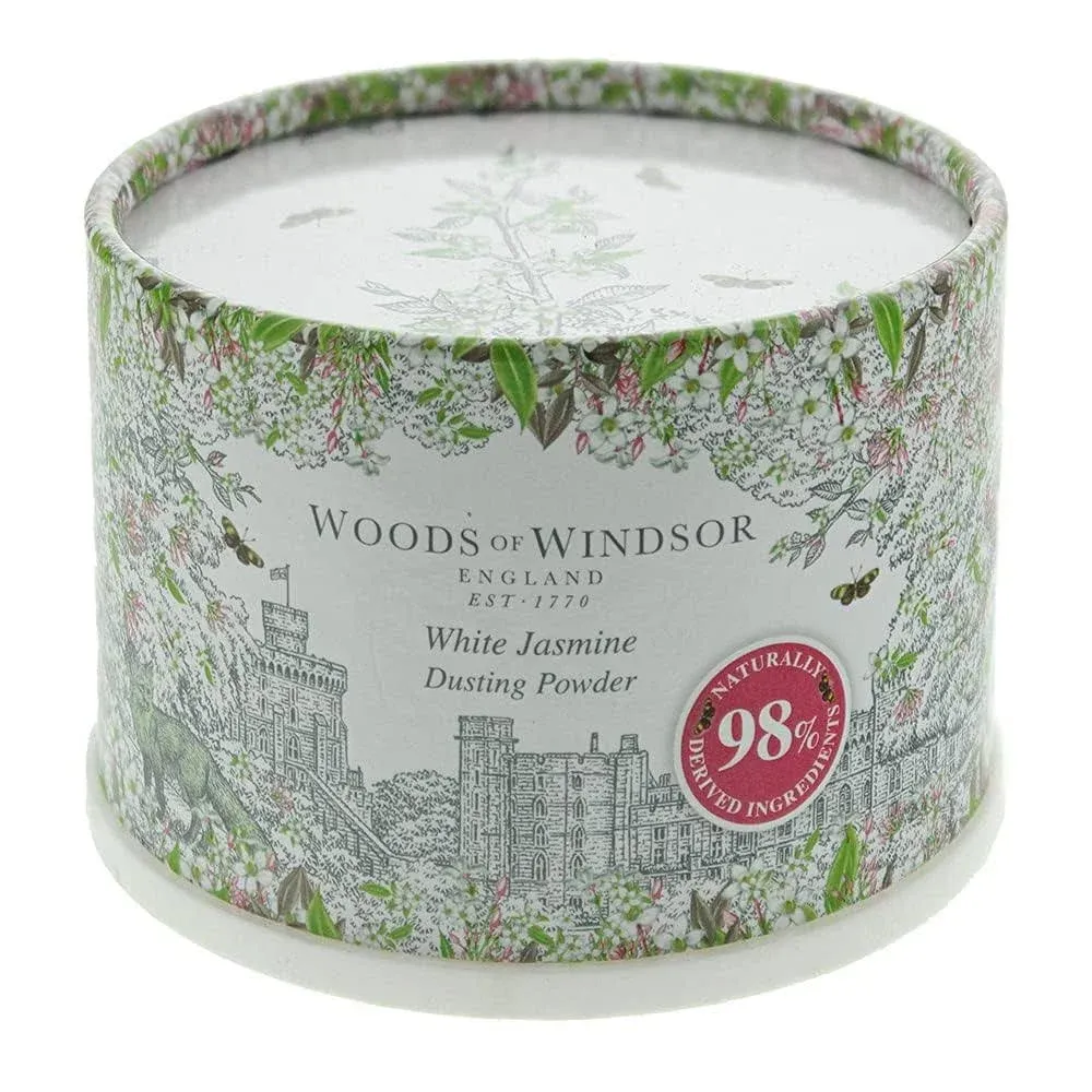 White Jasmine Dusting Powder by Woods of Windsor 3.5 oz