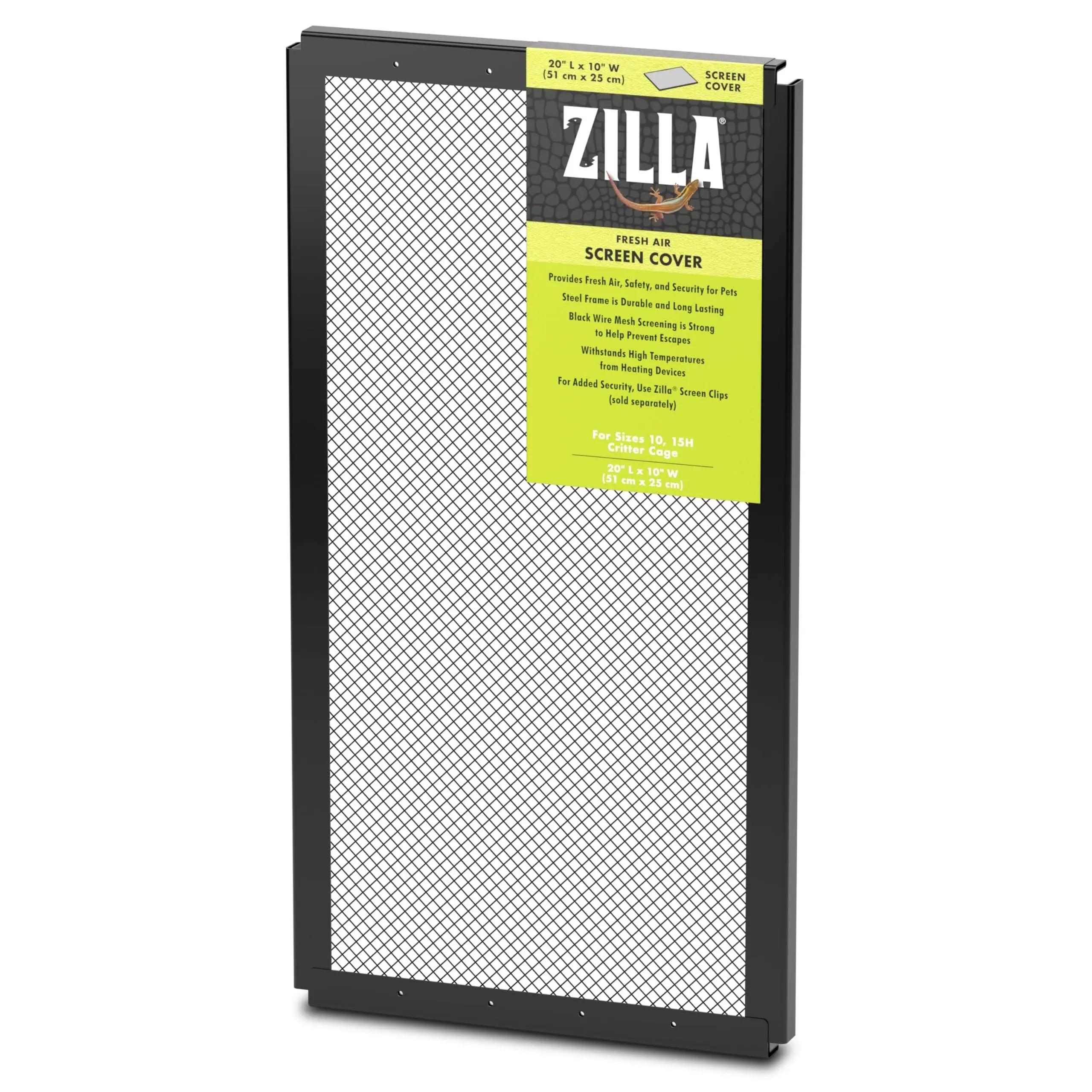 Zilla Fresh Air Screen Cover 20 x 10 in.