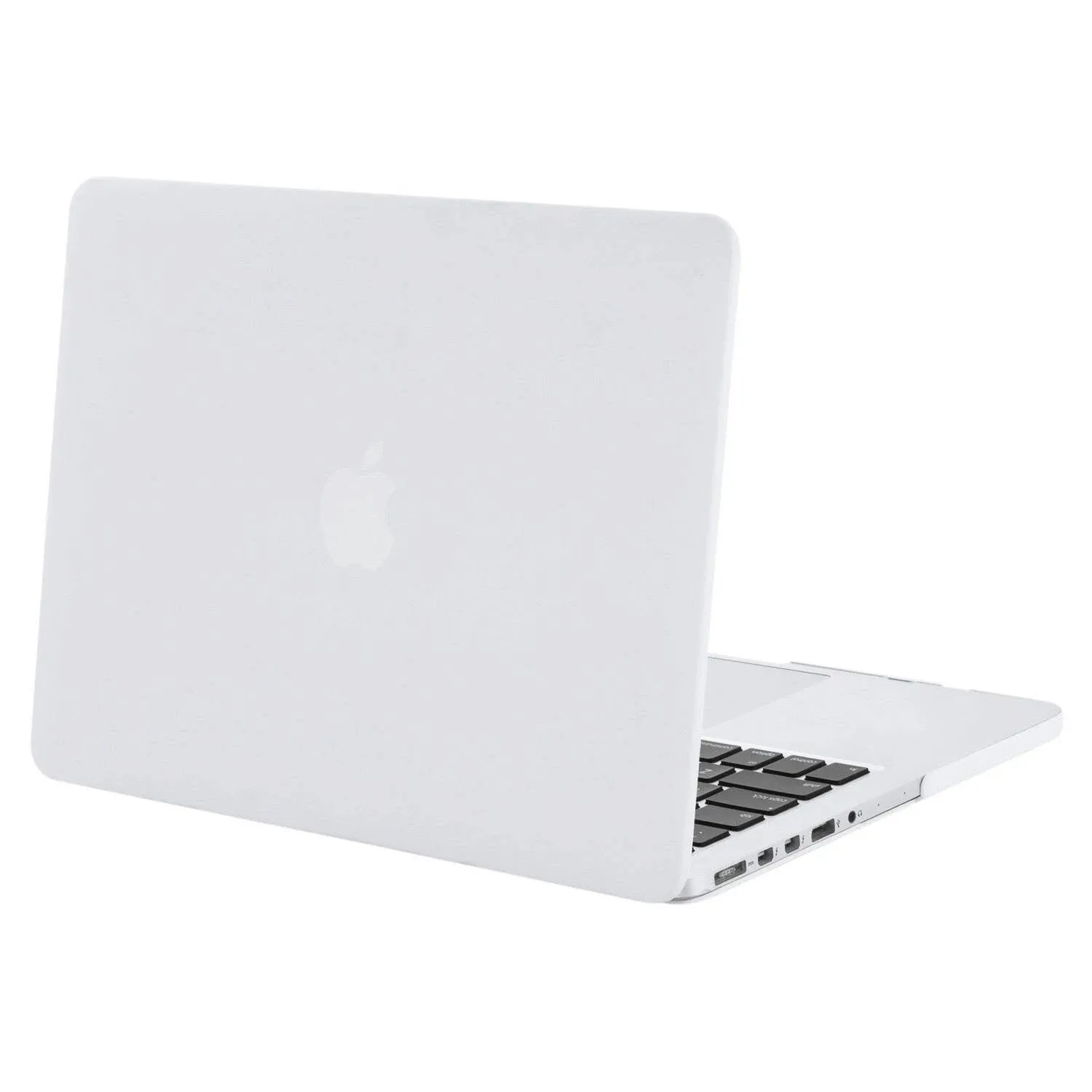 Mosiso Plastic Hard Case Cover Only for MacBook Pro 13 inch with Retina Display No CD-ROM (a1502/a1425), White