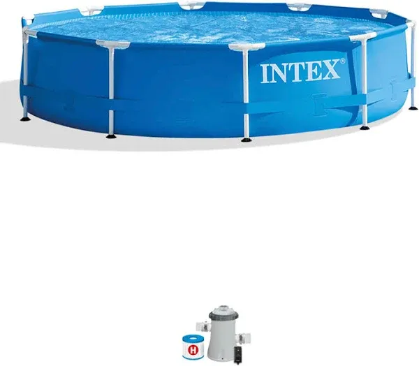 Intex 15ft x 48in Prism Frame Pool Set with Ladder