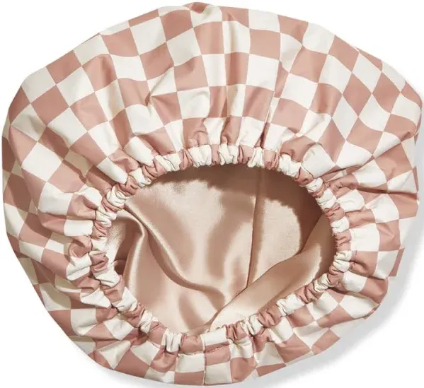 Kitsch Satin Lined Flexi Shower Cap