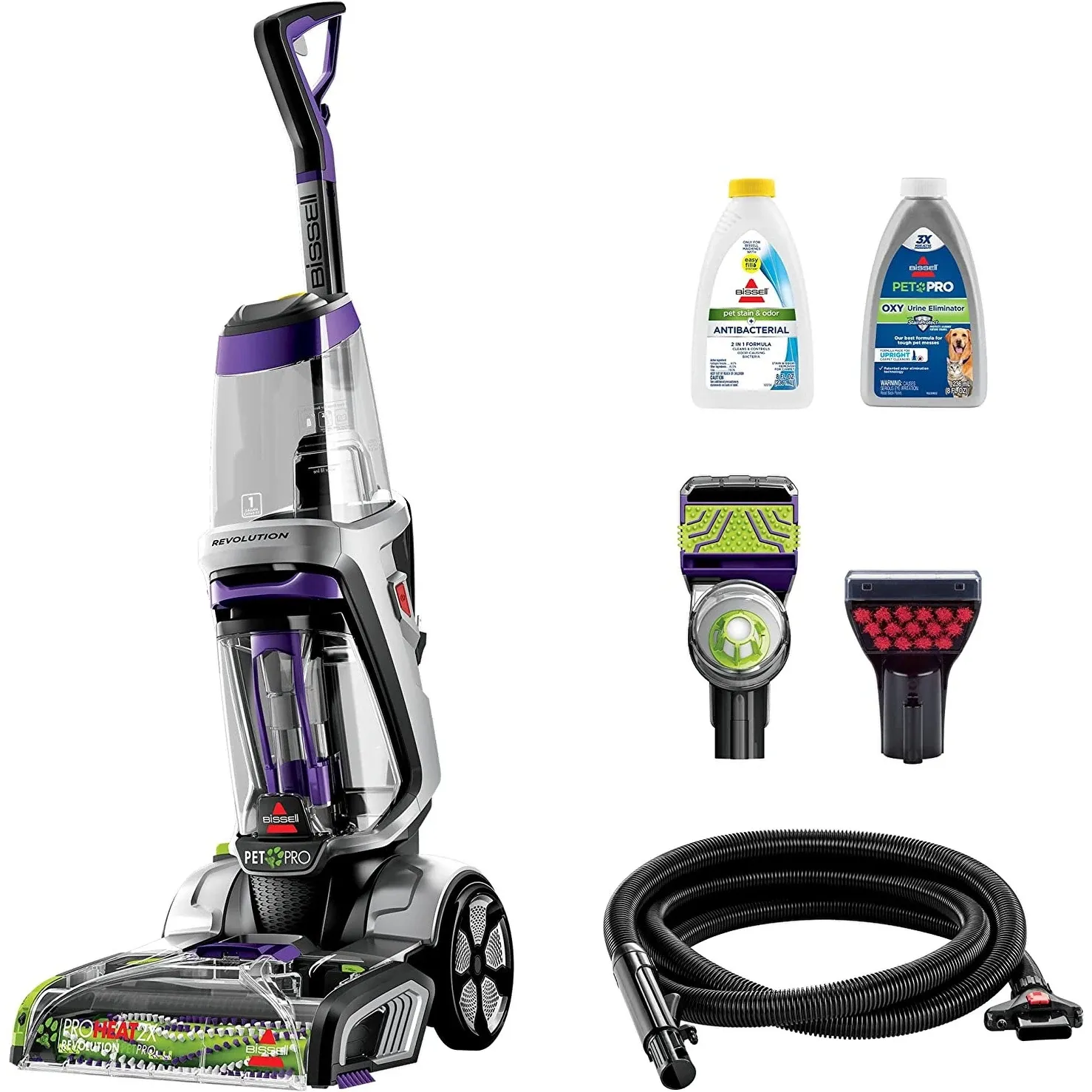 BISSELL ProHeat 2X Revolution Pet Pro Plus Upright Deep Cleaner 3588F