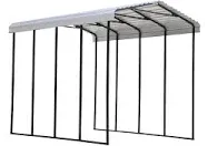 Arrow 20 ft. x 20 ft. Steel Horizontal Peak Carport without Floor Kit