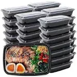 WUHUIXOZ Meal Prep Container, 50 Pack 32 oz Food Storage Containers