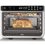 Ninja DT201 Foodi 10-in-1 XL Pro Air Fry Digital Countertop Convection Toaster Oven with Dehydrate and Reheat, 1800 Watts, Stainless Steel Finish