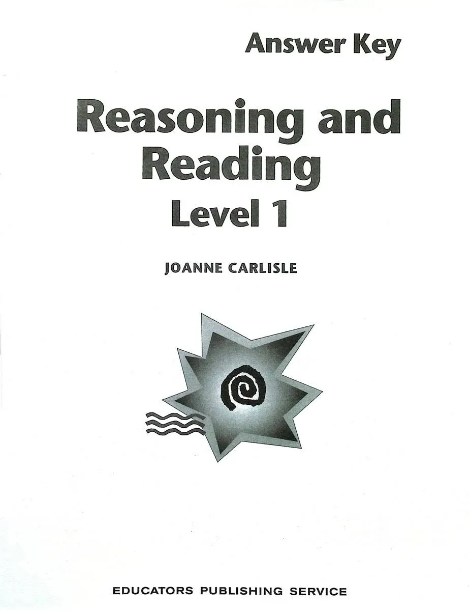 Reasoning and Reading Level 1