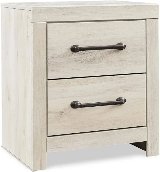 Cambeck 22&quot; 2 Drawer Charging Nightstand