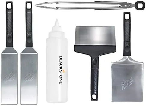 Blackstone Deluxe Stainless Steel 6-Piece Spatula Griddle Set