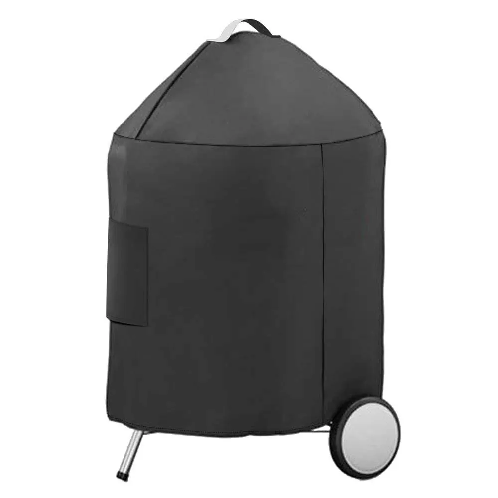 Qulimetal 7150 Charcoal Grill Cover, Heavy Duty round Kettle Grill Cover 