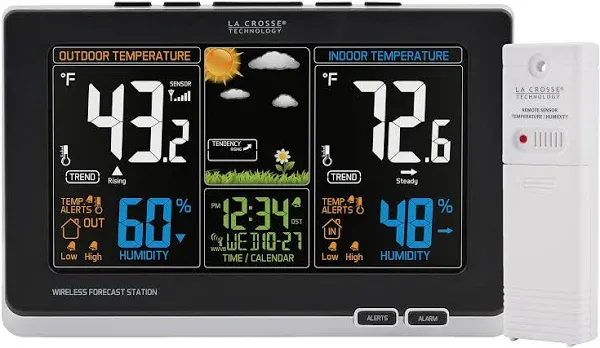 La Crosse Technology Wireless Color Forecast Weather Station Digital 308-1414B