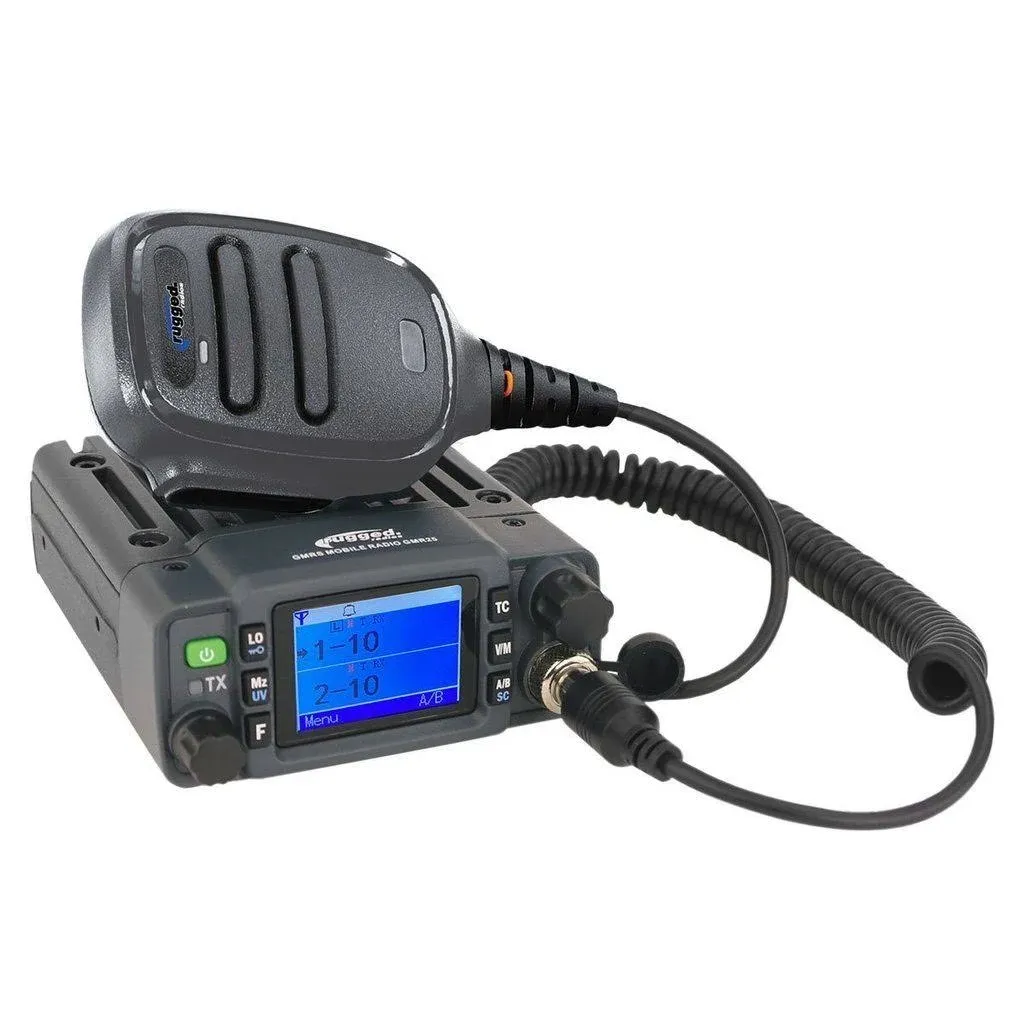 Rugged GMR25 Waterproof GMRS Mobile Radio