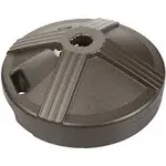  50 lbs Bronze Round Fillable Patio Umbrella Base