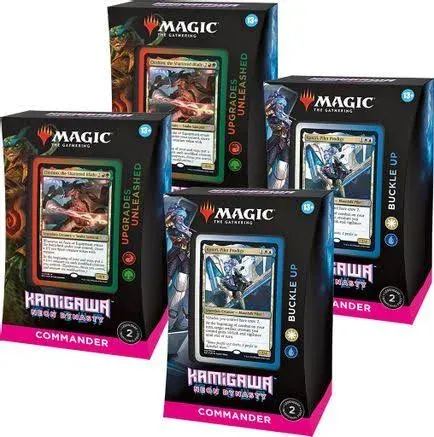 Magic: the Gathering Bundle of 4 Kamigawa: Neon Dynasty Commander Decks | 2 Buck