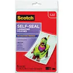 Scotch Self Sealing Laminating Pouches 5 Pkg 4&quot;X6&quot;