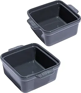 Stoneware Baking Dish – Freezer Tray Sized – Souper Cubes Charcoal