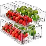 Clear Stackable Pull-Out container