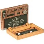 Deluxe Wood Shut The Box Game