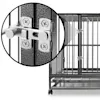 SmithBuilt Large Heavy-Duty Dog Crate Cage Two-Door Indoor Outdoor Pet & Animal Kennel with Tray