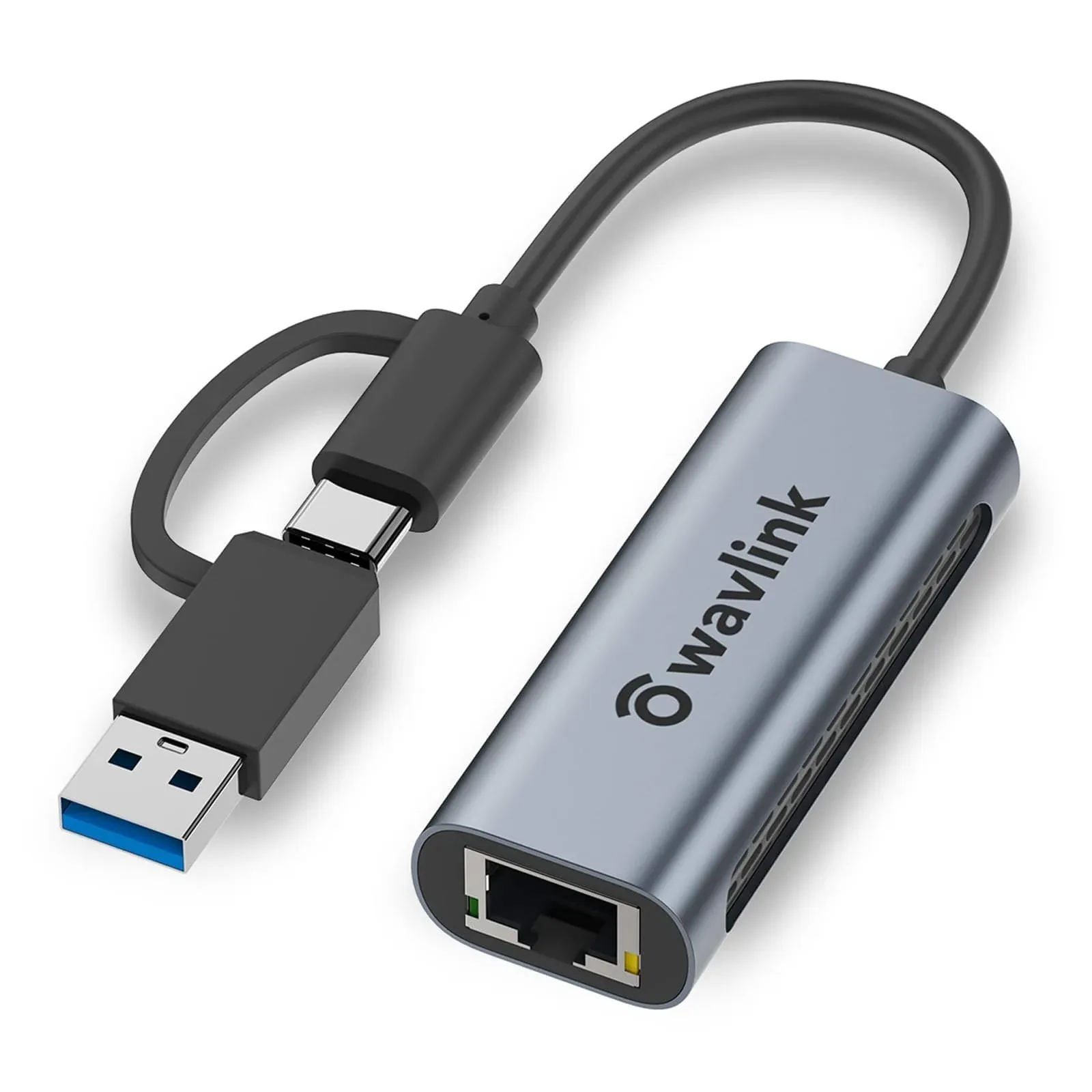 WAVLINK Adattatore USB Ethernet 2.5G, 2500Mbps USB C Ethernet Adapter