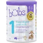 Bubs Goat Milk Infant Formula Stage 1, 800g (0-6 Months)