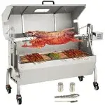 VEVOR 50W & 132 lbs Spit Rotisserie BBQ Grill Pig Lamb Chicken Roaster