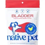 Native Pet Bladder Cranberry Chews for Dogs, Count of 30