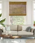 Chicology Cordless Bamboo Light-filtering Roman Shades - 32"W x 64"H - Fox