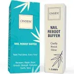 Onsen Secret Professional Nail Buffer Ultimate Shine Nail Buffing Block with 3 Way Buffing Methods