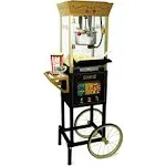 Nostalgia 53-Inch Popcorn Cart with Candy Dispenser