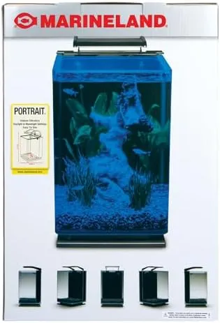 Marineland Portrait Glass LED Aquarium Kit