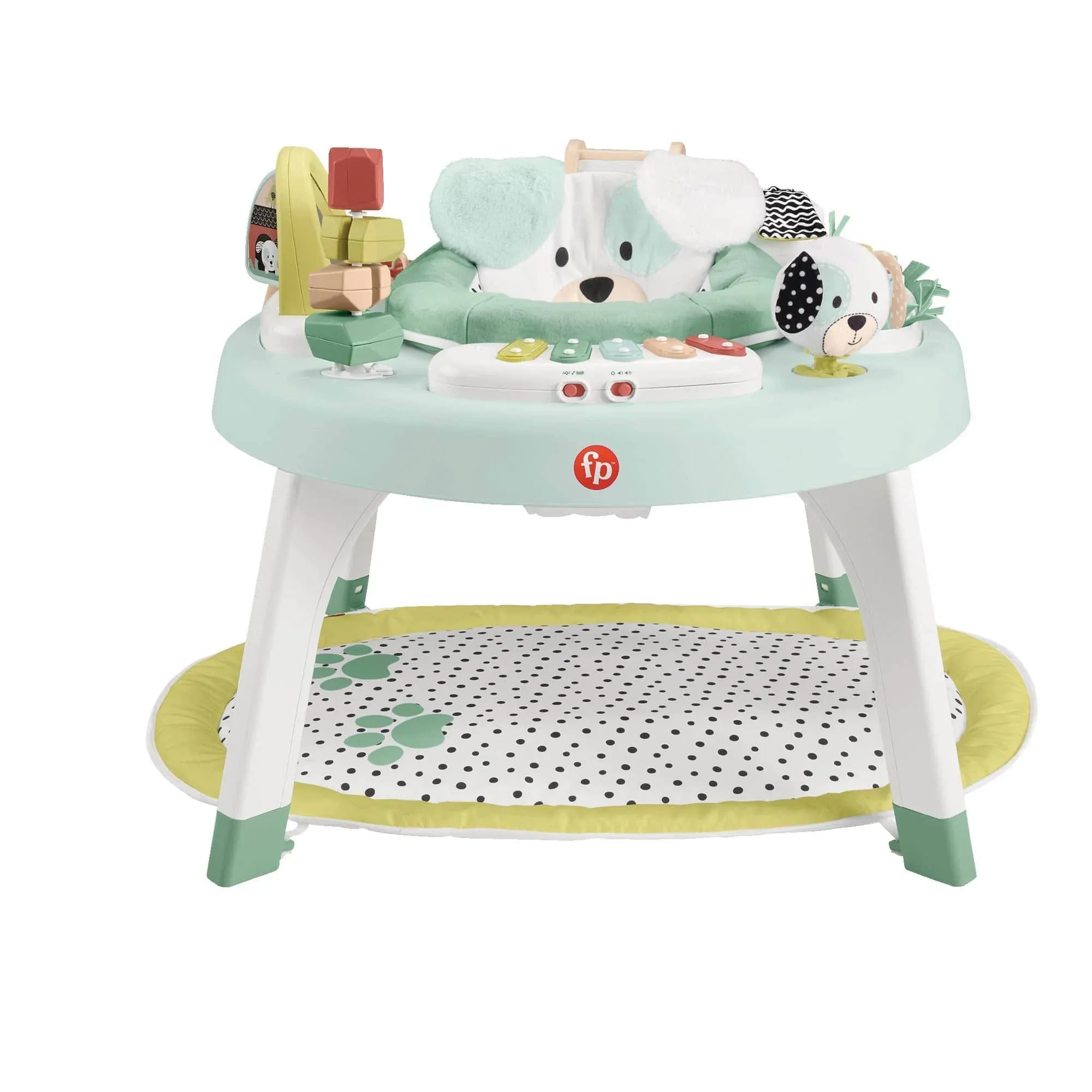 Fisher-Price 3-In-1 Snugapuppy Activity Center and Play Table with Lights Sounds