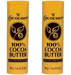 Cococare 100% Cocoa Butter Stick 1 oz (Pack of 4)