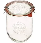 Weck Jars Weck Tulip Jars 1 Liter Sour Dough Starter Jars