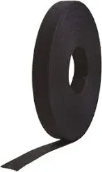 VELCRO Brand ONE_WRAP Tape ¾ " x 25 Yard Double Sided Self Gripping Roll, 189645, Black & 1801-OW-PB/B-75 VELCRO BRAND ONE-WRAP Tape 1/2" X 25 Yard ROLL