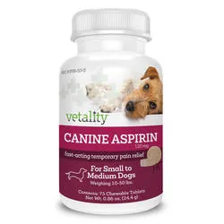 Vetality Canine Aspirin Chewable Tablets